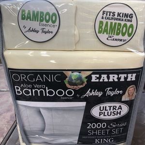 Cooling Bed Sheets King/Cal King Crème